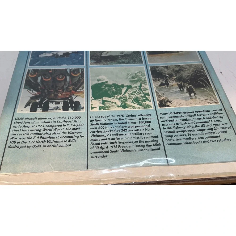 Crown Vintage The Vietnam War Illustrated History Book Ray Bonds 1979 Hardcover